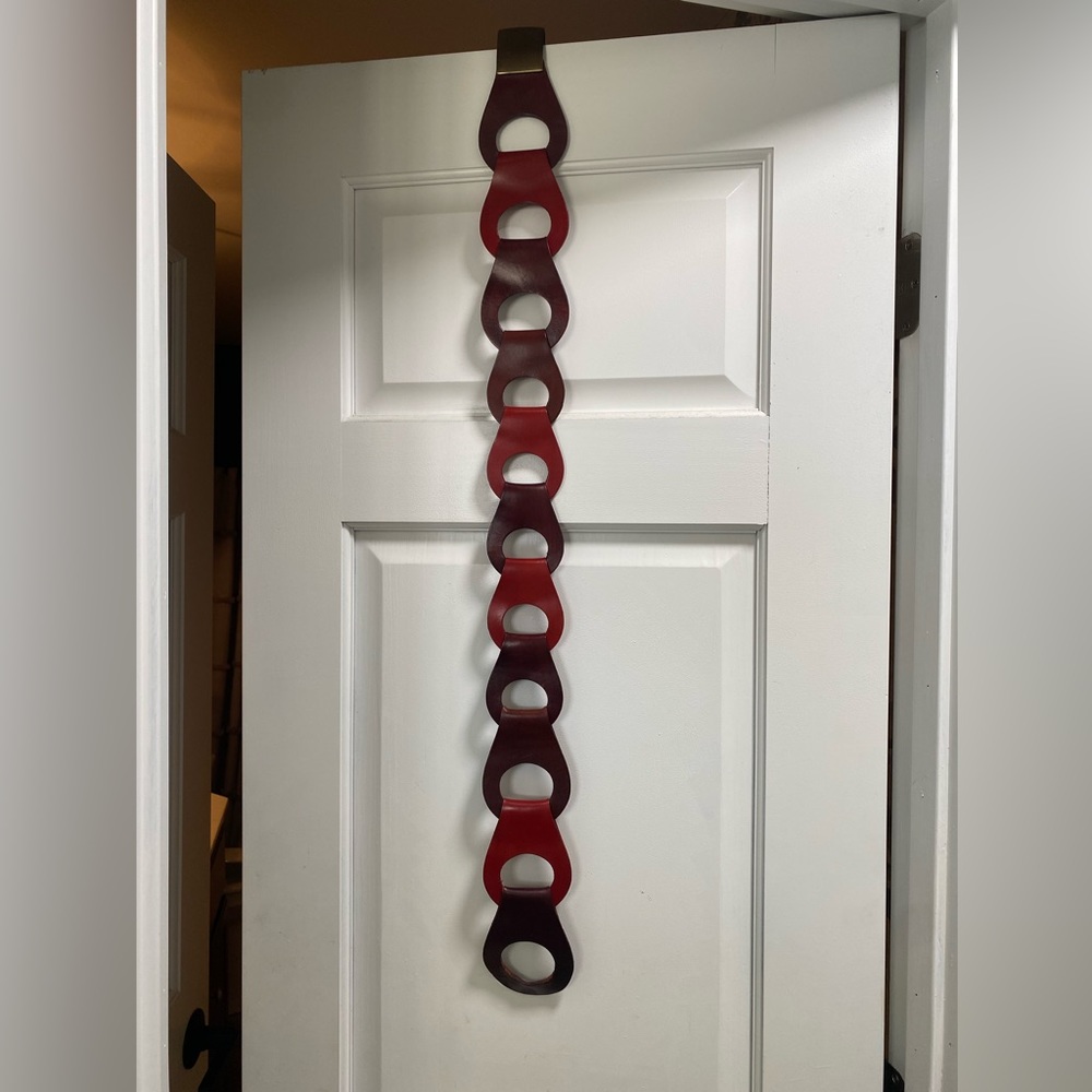 Leather belt
